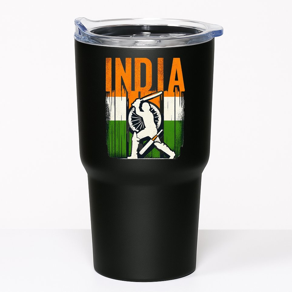 India Cricket Supporters Jersey Indian Cricket Fans Tumbler