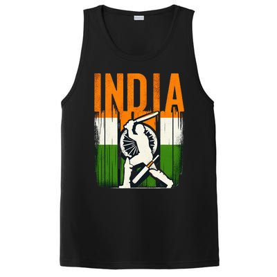 India Cricket Supporters Jersey Indian Cricket Fans PosiCharge Competitor Tank