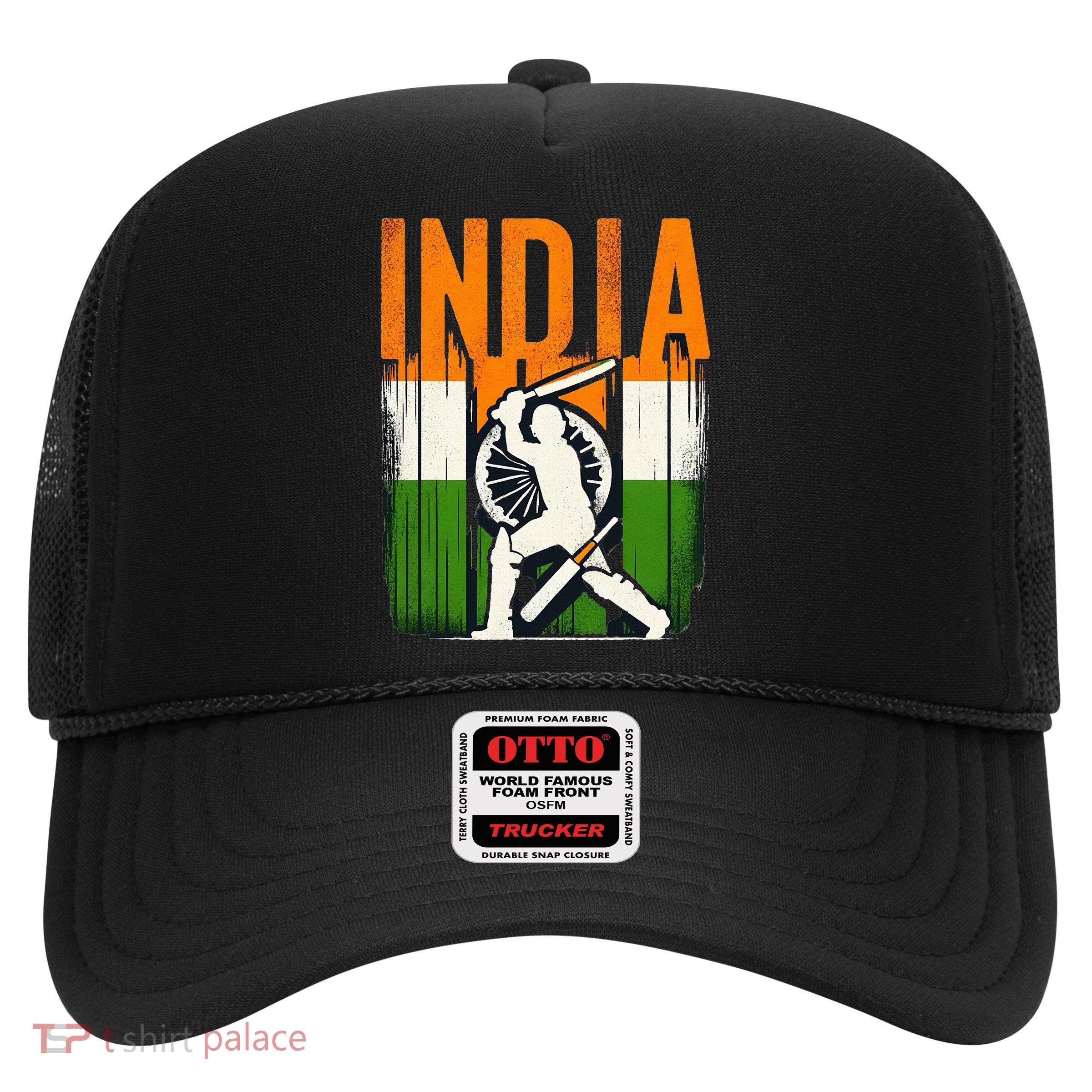 India Cricket Supporters Jersey Indian Cricket Fans Trucker Hat