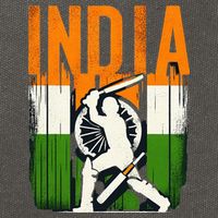 India Cricket Supporters Jersey Indian Cricket Fans Cotton Canvas Backpack