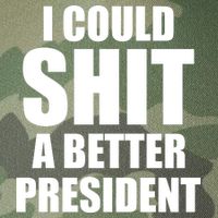 I Could Sh*t A Better President Funny Anti Biden Legacy Tie Dye Trucker Hat