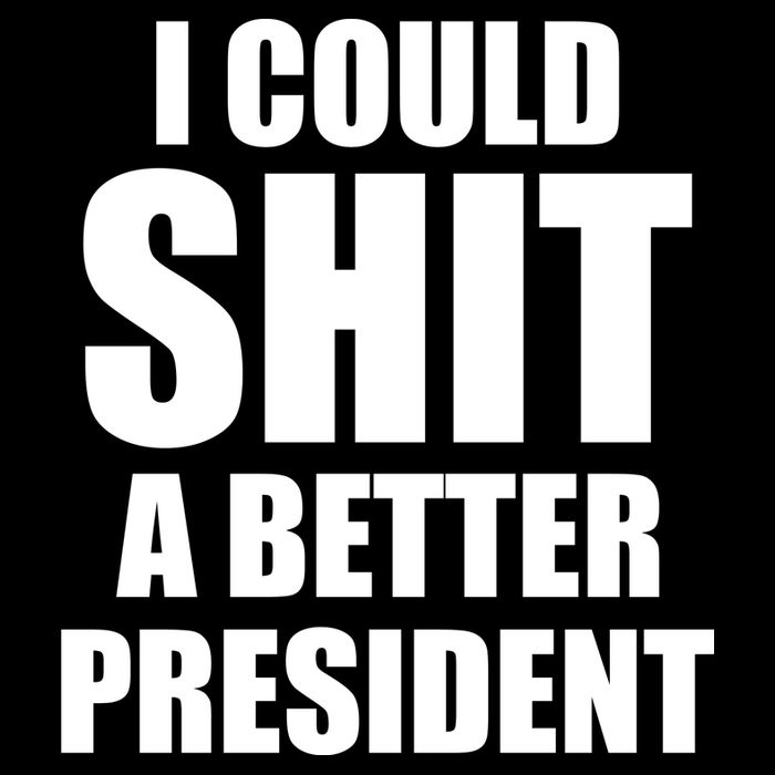 I Could Sh*t A Better President Funny Anti Biden Drawstring Bag