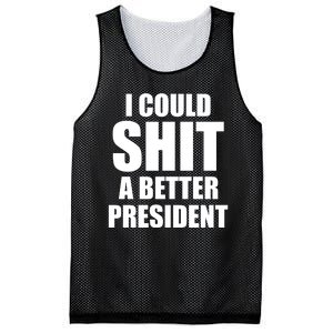 I Could Sh*t A Better President Funny Anti Biden Mesh Reversible Basketball Jersey Tank