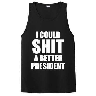 I Could Sh*t A Better President Funny Anti Biden PosiCharge Competitor Tank