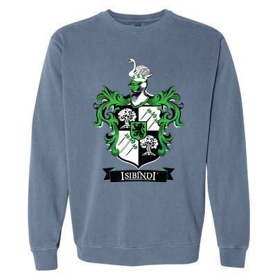 Isibindi Courage School Spirit Courageous Green Garment-Dyed Sweatshirt