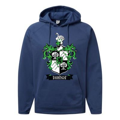 Isibindi Courage School Spirit Courageous Green Performance Fleece Hoodie