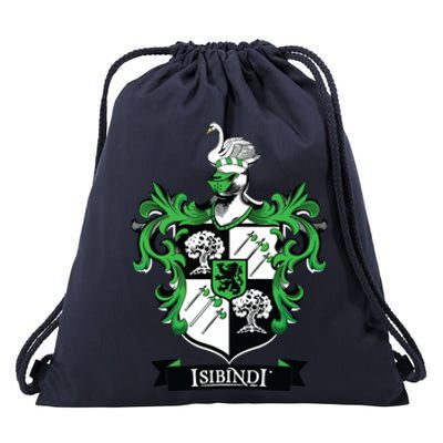 Isibindi Courage School Spirit Courageous Green Drawstring Bag