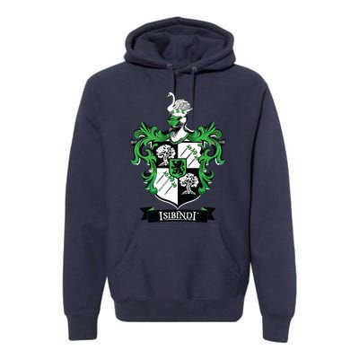 Isibindi Courage School Spirit Courageous Green Premium Hoodie