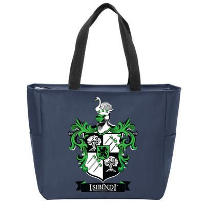 Isibindi Courage School Spirit Courageous Green Zip Tote Bag