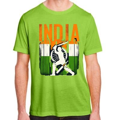 India Cricket Supporters Jersey  Indian Cricket Fans  Adult ChromaSoft Performance T-Shirt