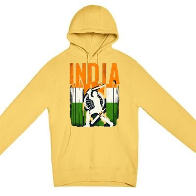 India Cricket Supporters Jersey  Indian Cricket Fans  Premium Pullover Hoodie