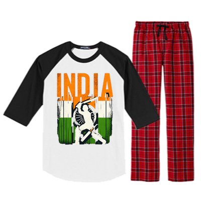 India Cricket Supporters Jersey  Indian Cricket Fans  Raglan Sleeve Pajama Set