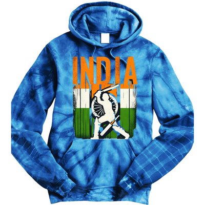 India Cricket Supporters Jersey  Indian Cricket Fans  Tie Dye Hoodie