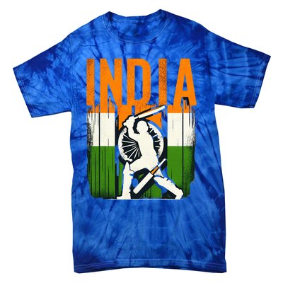 India Cricket Supporters Jersey  Indian Cricket Fans  Tie-Dye T-Shirt