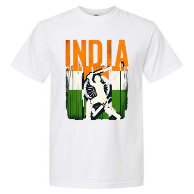 India Cricket Supporters Jersey  Indian Cricket Fans  Garment-Dyed Heavyweight T-Shirt