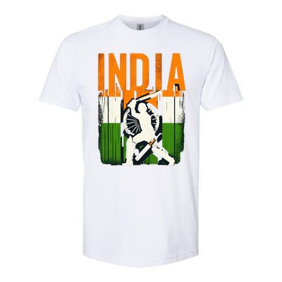 India Cricket Supporters Jersey  Indian Cricket Fans  Softstyle CVC T-Shirt