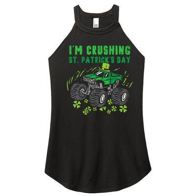 Im Crushing St Patricks Day Monster Truck Women’s Perfect Tri Rocker Tank