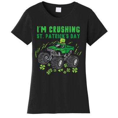 Im Crushing St Patricks Day Monster Truck Women's T-Shirt