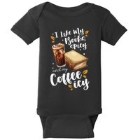 Icy Coffee Spicy Books Novelty Bookish Funny Books Baby Bodysuit