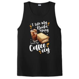 Icy Coffee Spicy Books Novelty Bookish Funny Books PosiCharge Competitor Tank