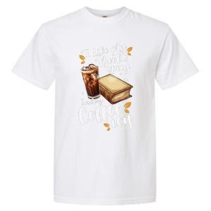 Icy Coffee Spicy Books Novelty Bookish Funny Books Garment-Dyed Heavyweight T-Shirt