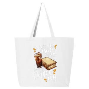 Icy Coffee Spicy Books Novelty Bookish Funny Books 25L Jumbo Tote