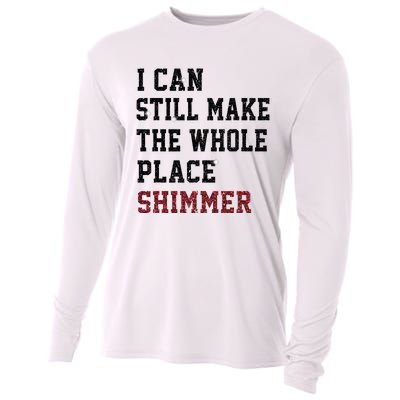 I Can Still Make The Whole Place Shimmer Disco Ball  Cooling Performance Long Sleeve Crew