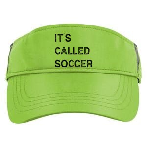 It's Called Soccer Funny World USA Football Cup Adult Drive Performance Visor