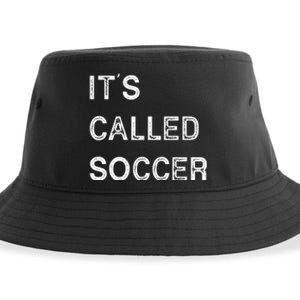 It's Called Soccer Funny World USA Football Cup Sustainable Bucket Hat