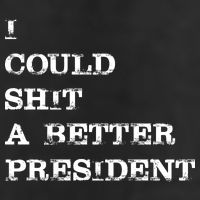 I Could Shit A Better President Funny FJB LGB 7 Panel Mesh Trucker Snapback Hat