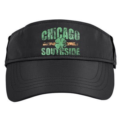 Irish Chicago Southside St Patricks Day Southsider Hoodie Adult Drive Performance Visor
