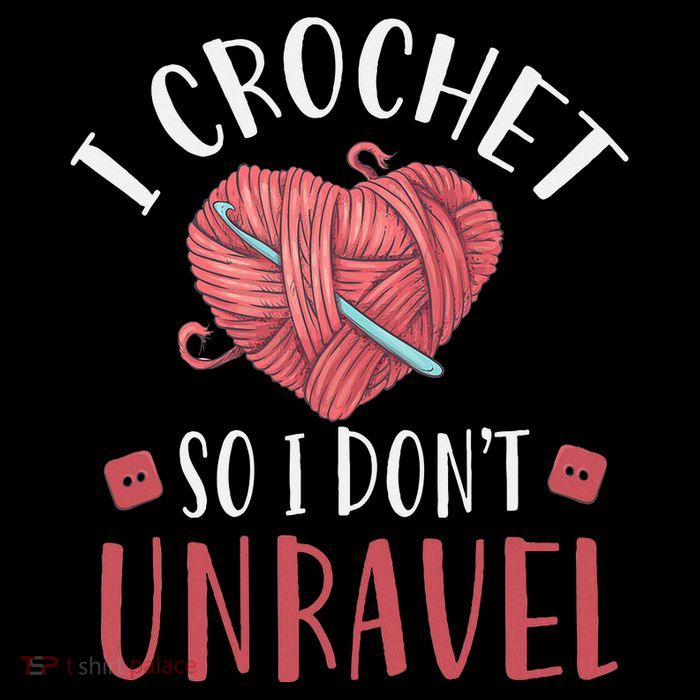 I Crochet So I DonT Unravel Funny Arts And Crafts Yarn Women's V-Neck T-Shirt