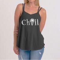 Ice Cream Summer Snack Gift Women's Strappy Tank