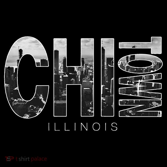 Illinois Chicago Skyline Chi Town Tall T-Shirt