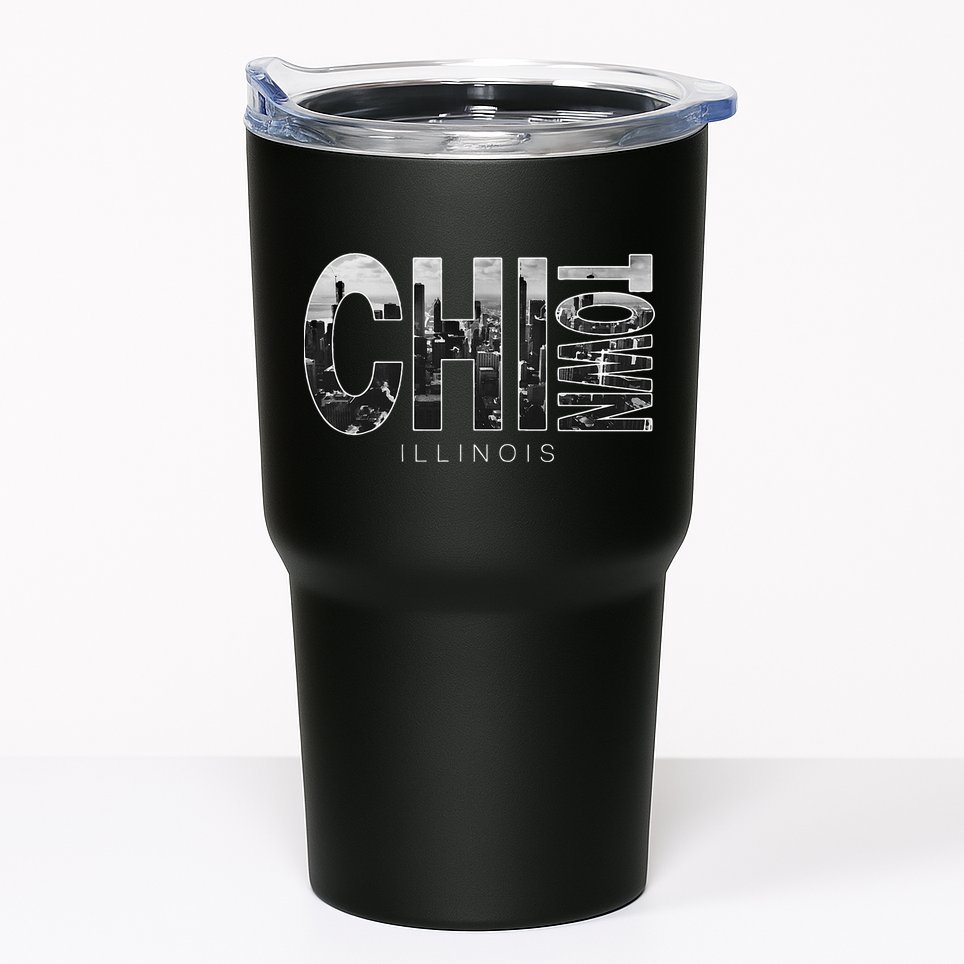 Illinois Chicago Skyline Chi Town Tumbler