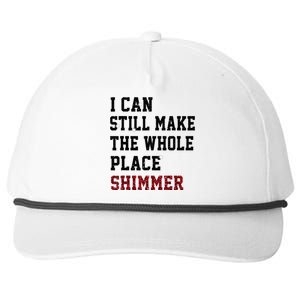 I Can Still Make The Whole Place Shimmer Disco Ball Snapback Five-Panel Rope Hat