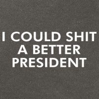 I Could Shit A Better President Cotton Canvas Backpack