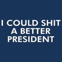 I Could Shit A Better President Infant Baby Jersey Bodysuit