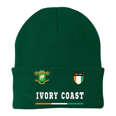 Ivory Coast Sportsoccer Jersey Flag Football Knit Cap Winter Beanie