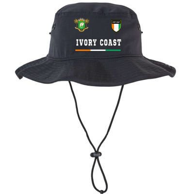 Ivory Coast Sportsoccer Jersey Flag Football Bucket Hat