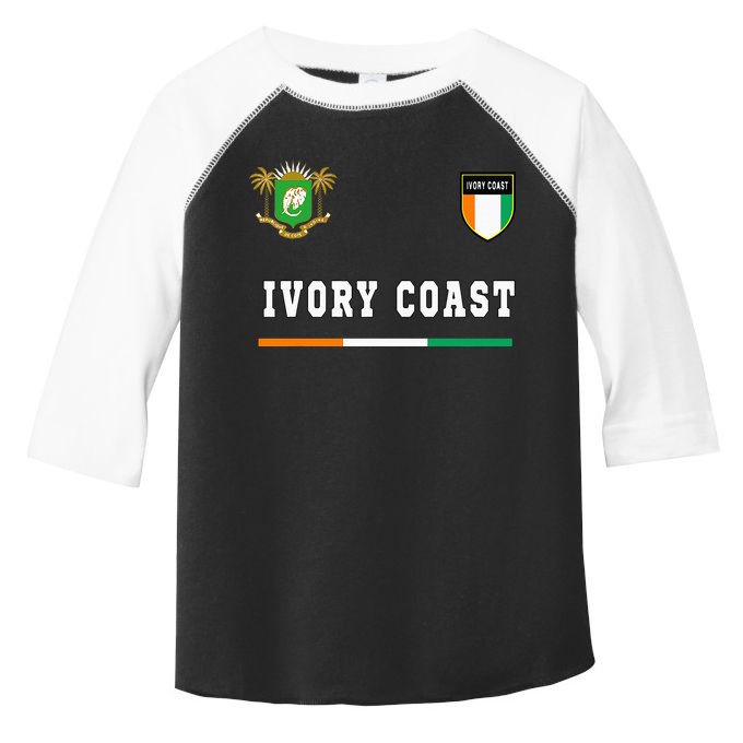 Ivory Coast Sportsoccer Jersey Flag Football Toddler Fine Jersey T-Shirt