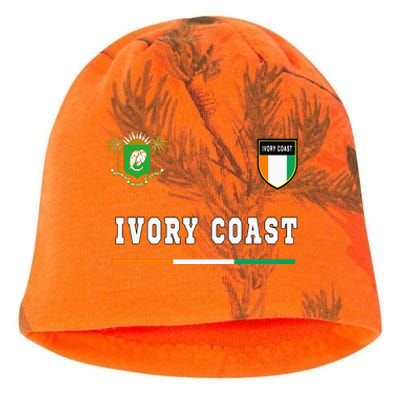 Ivory Coast Sportsoccer Jersey Flag Football Kati - Camo Knit Beanie