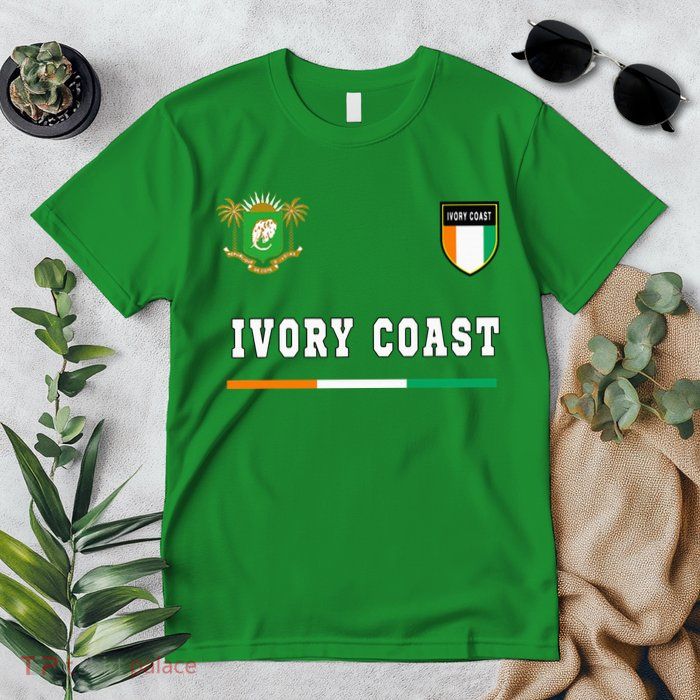 Ivory Coast Sportsoccer Jersey Flag Football Premium T-Shirt