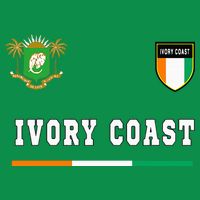 Ivory Coast Sportsoccer Jersey Flag Football Kids T-Shirt