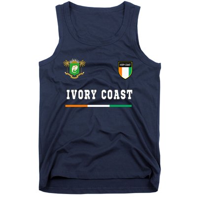 Ivory Coast Sportsoccer Jersey Flag Football Tank Top