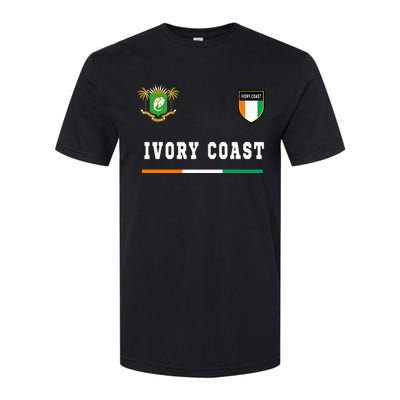 Ivory Coast Sportsoccer Jersey Flag Football Softstyle® CVC T-Shirt