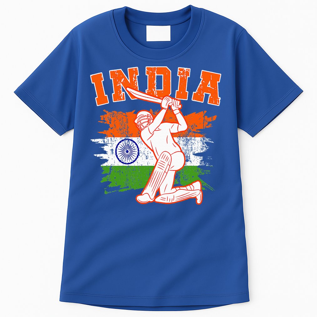 India Cricket Supporters Jersey  Indian Cricket Fans  Tall T-Shirt