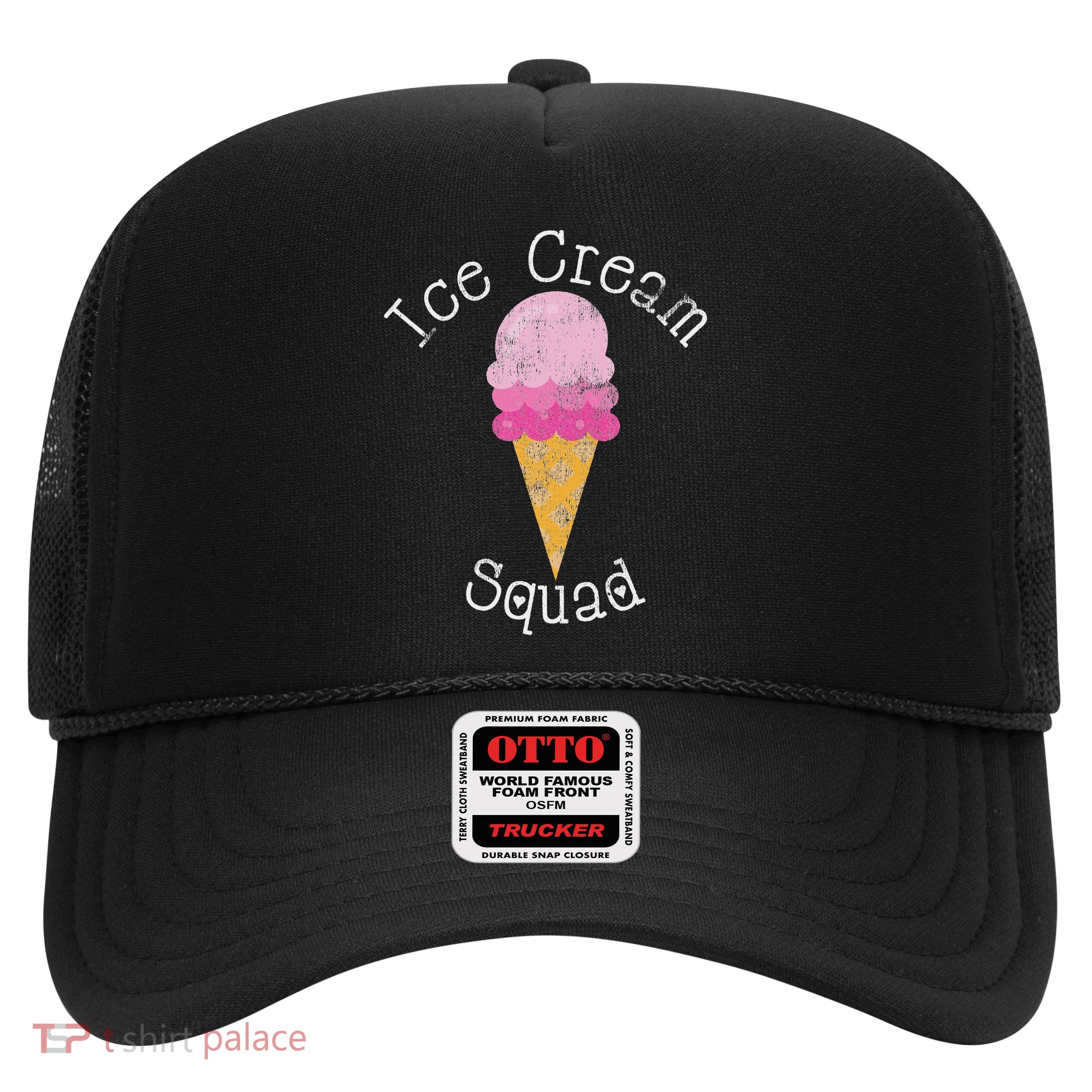 Ice Cream Squad Ice Cream Cone Lovers Trucker Hat
