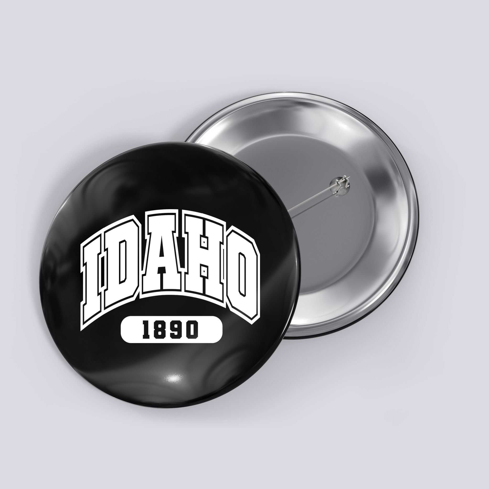 Idaho Collegiate Style 1890 Button