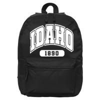 Idaho Collegiate Style 1890 16 in Basic Backpack
